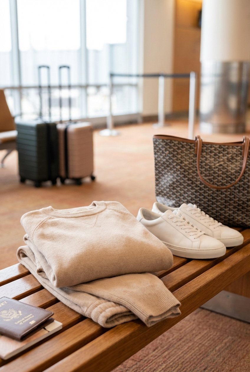 Comfy Airport Chic Outfits With Matching Loungewear