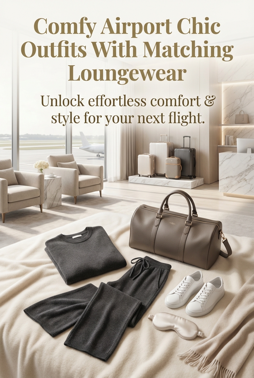 Comfy Airport Chic Outfits With Matching Loungewear - photo 2