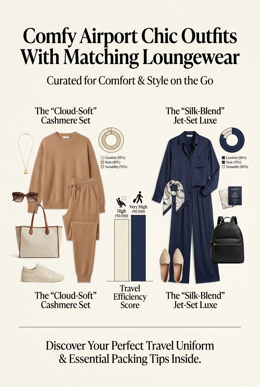 Comfy Airport Chic Outfits With Matching Loungewear - photo 3