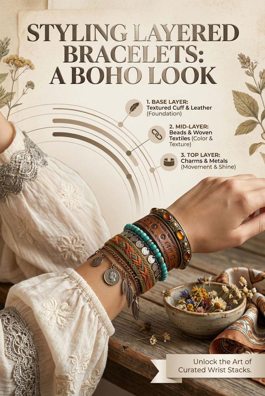 Styling Layered Bracelets For A Boho Look - photo 3