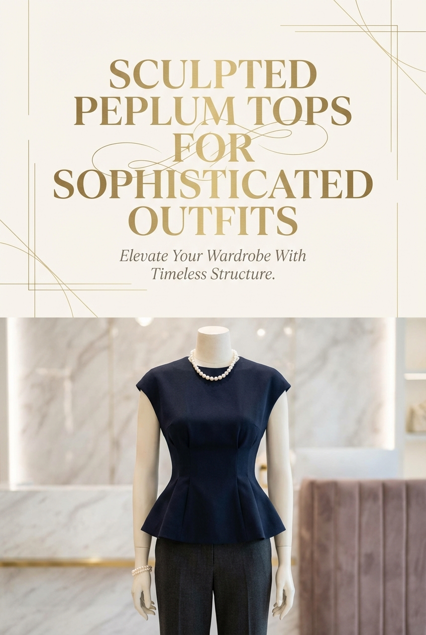 Sculpted Peplum Tops For Sophisticated Outfits - photo 2