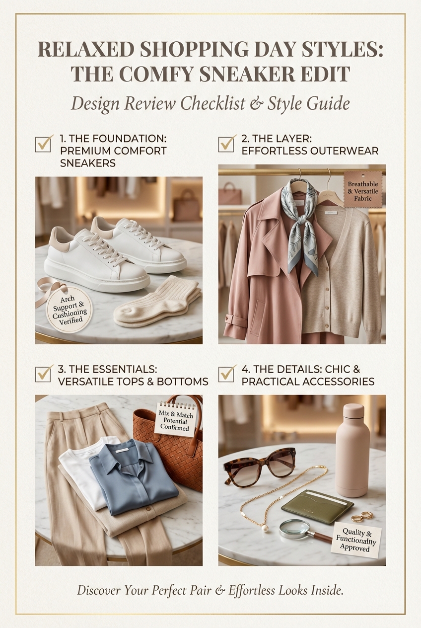 Relaxed Shopping Day Styles With Comfy Sneakers - photo 5
