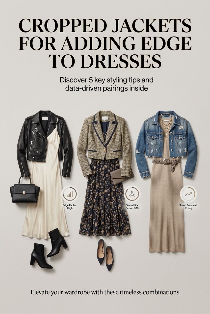 Cropped Jackets For Adding Edge To Dresses - photo 3