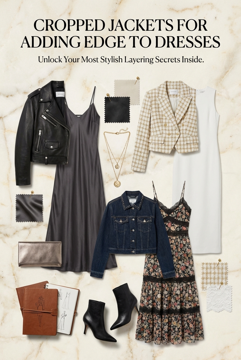 Cropped Jackets For Adding Edge To Dresses - photo 4