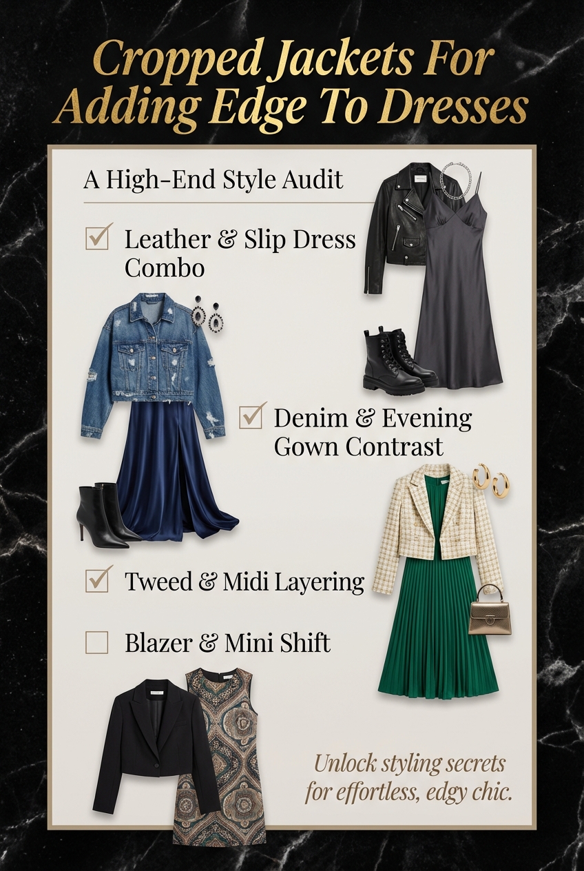 Cropped Jackets For Adding Edge To Dresses - photo 5