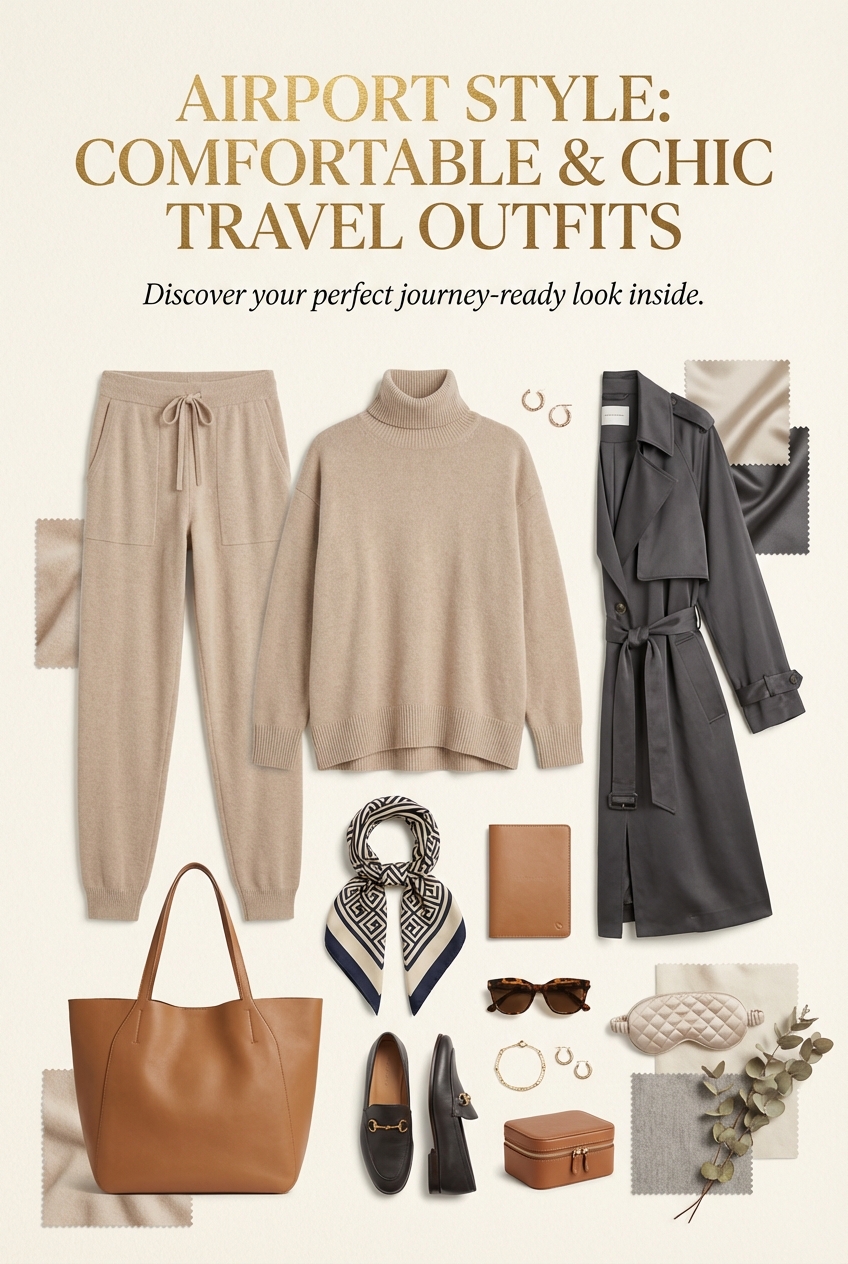 Airport Style Comfortable And Chic Travel Outfits - photo 4