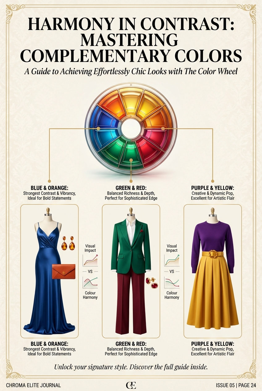 Using Complementary Colors Harmonious Looks With The Color Wheel - photo 3
