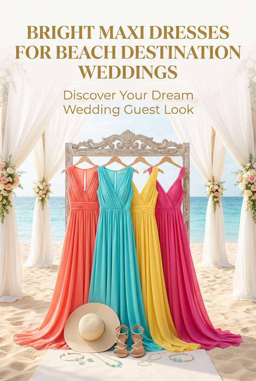 Bright Maxi Dresses For Beach Destination Weddings - photo 2