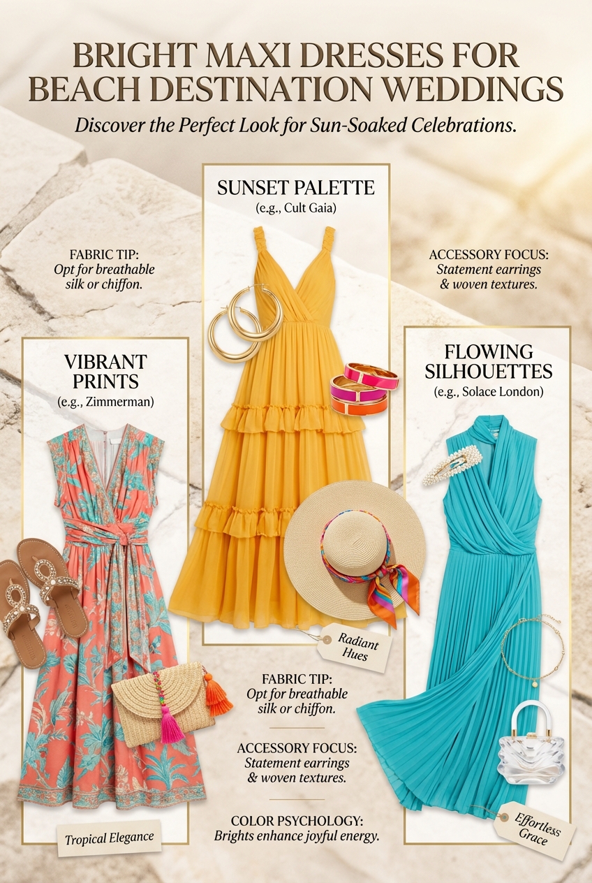 Bright Maxi Dresses For Beach Destination Weddings - photo 4