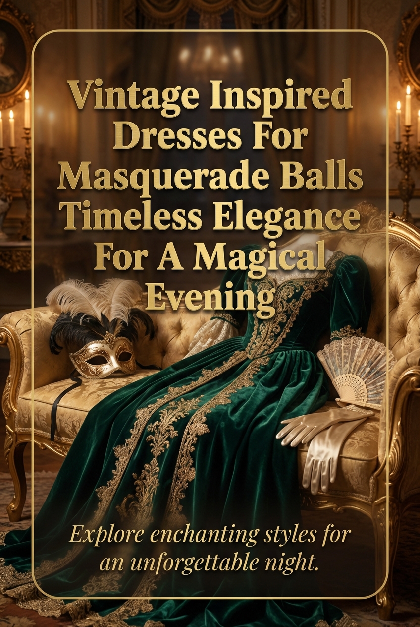 Vintage Inspired Dresses For Masquerade Balls Timeless Elegance For A Magical Evening - photo 2
