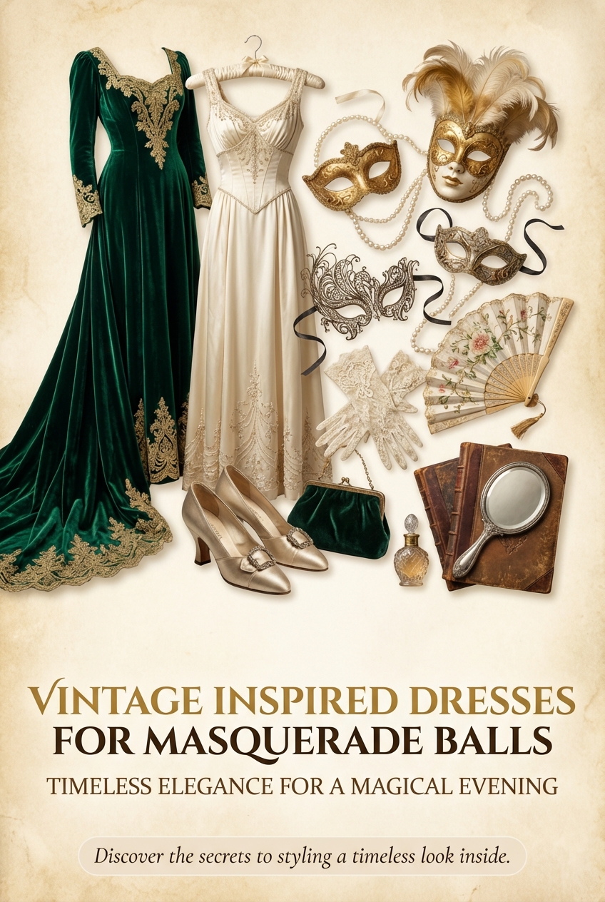 Vintage Inspired Dresses For Masquerade Balls Timeless Elegance For A Magical Evening - photo 4