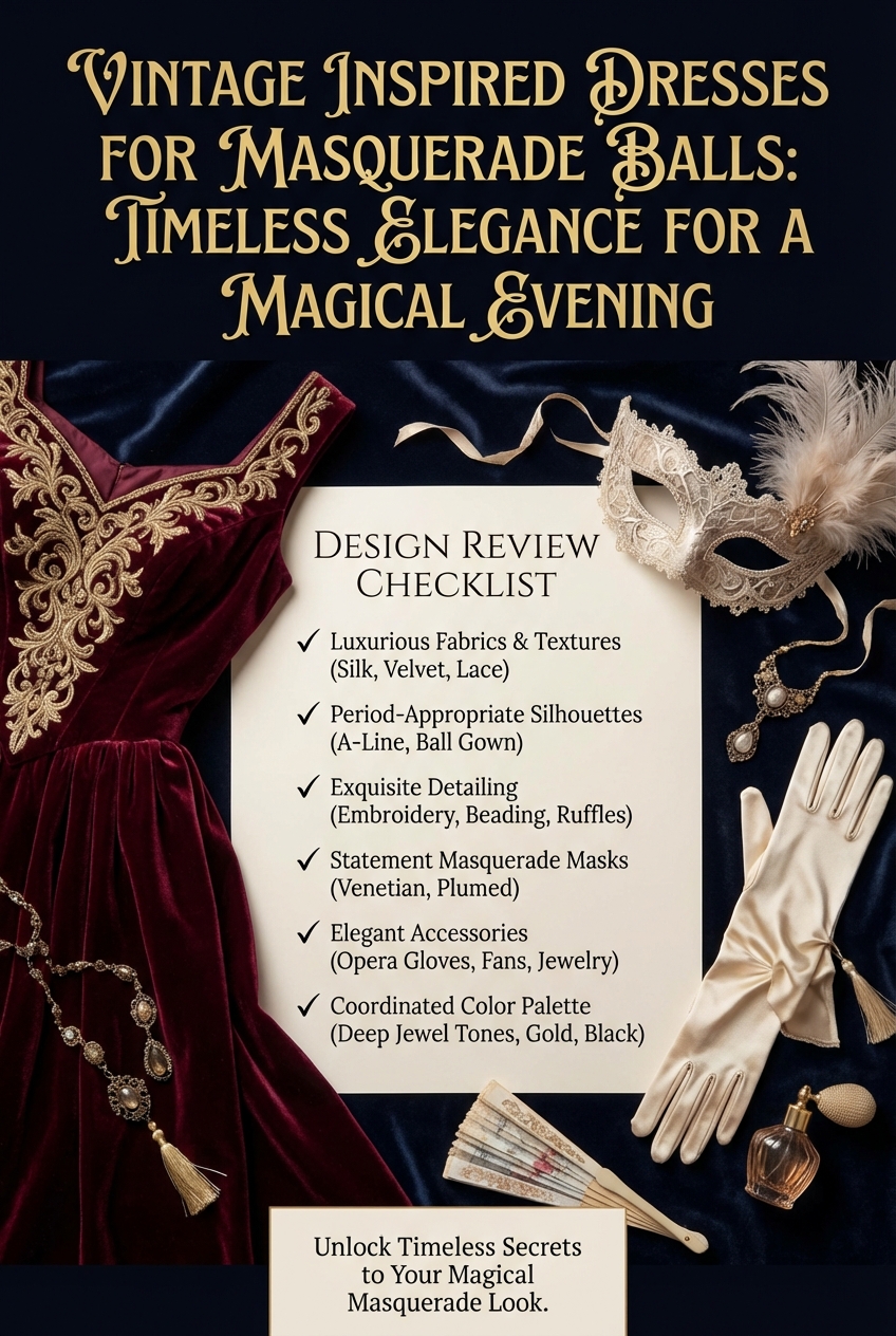 Vintage Inspired Dresses For Masquerade Balls Timeless Elegance For A Magical Evening - photo 5