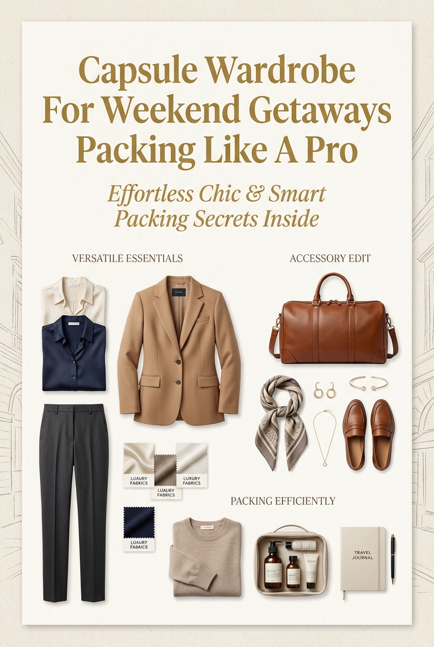 Capsule Wardrobe For Weekend Getaways Packing Like A Pro - photo 4