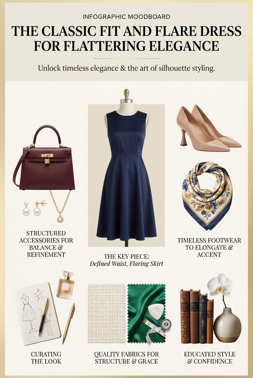 The Classic Fit And Flare Dress For Flattering Elegance - photo 4