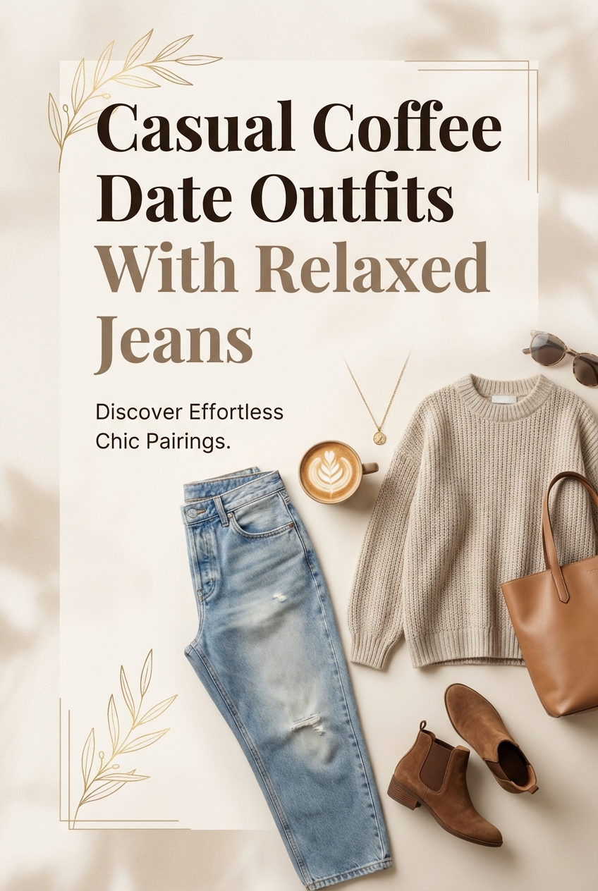 Casual Coffee Date Outfits With Relaxed Jeans - photo 2