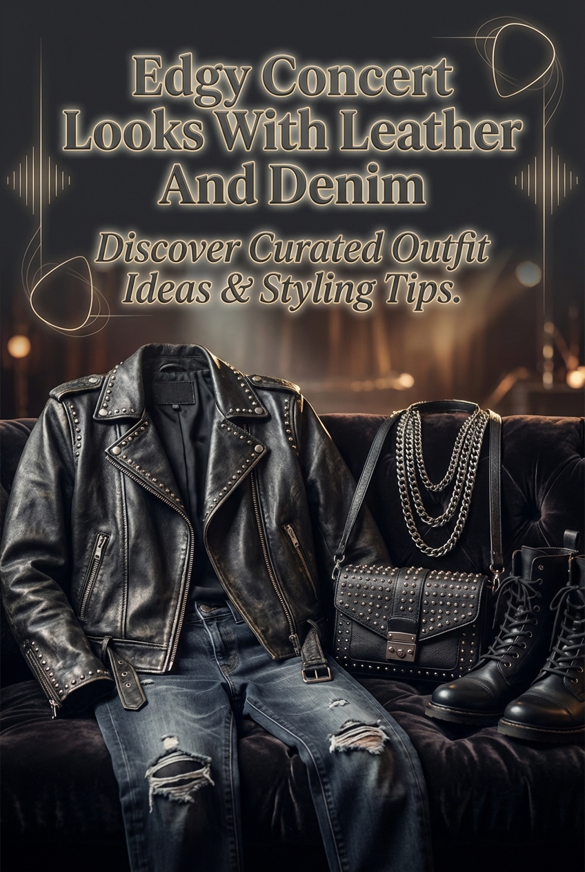 Edgy Concert Looks With Leather And Denim - photo 2