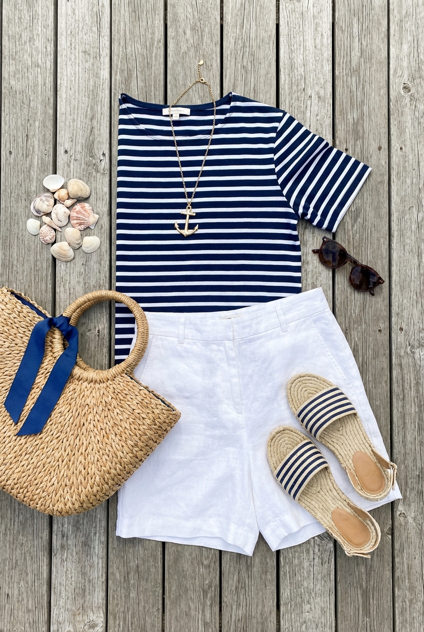 Classic Stripes In Nautical Inspired Summer Outfits
