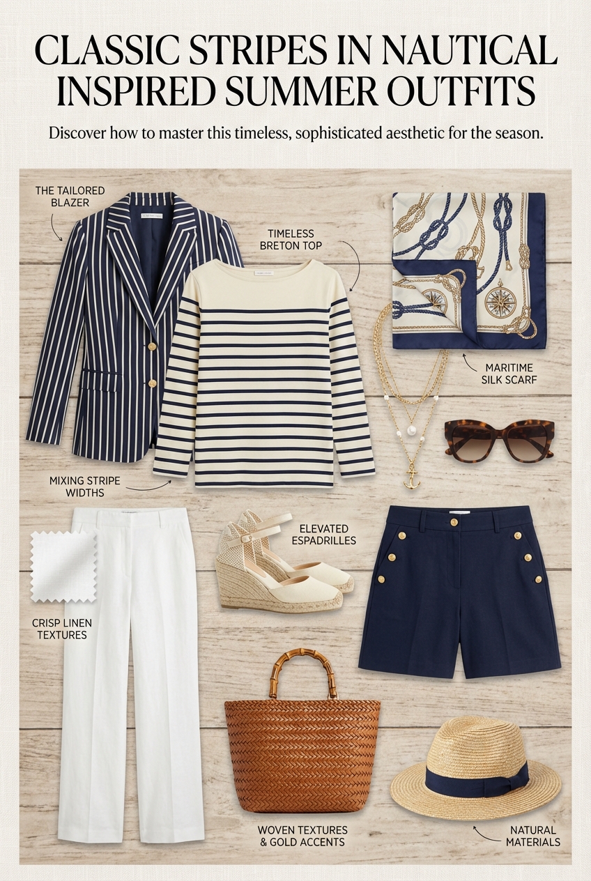 Classic Stripes In Nautical Inspired Summer Outfits - photo 4