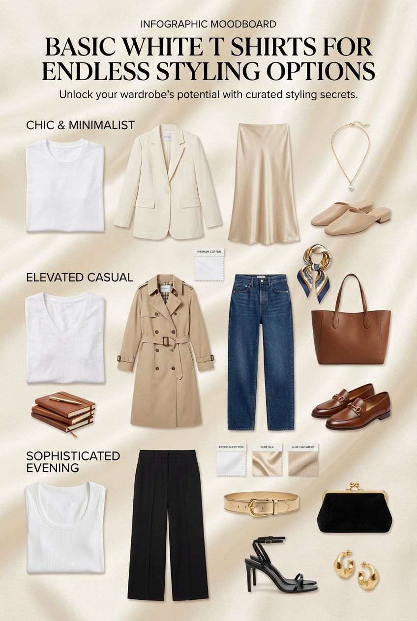 Basic White T Shirts For Endless Styling Options - photo 4