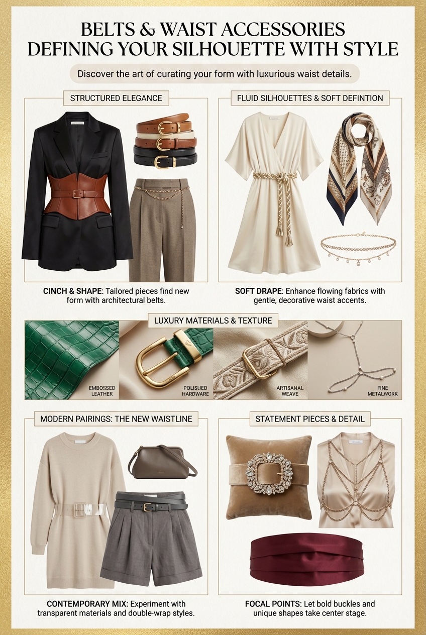 Belts And Waist Accessories Defining Your Silhouette With Style - photo 4