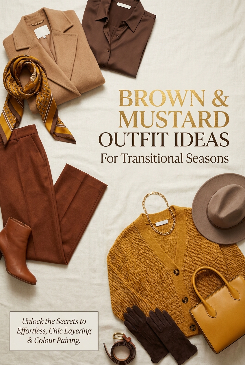 Brown And Mustard Outfit Ideas For Transitional Seasons - photo 4