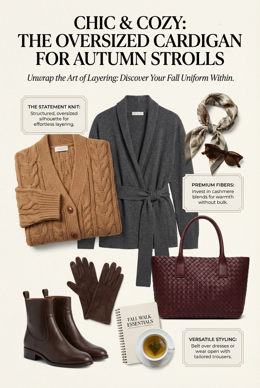 Oversized Cardigans For Chilly Fall Walks - photo 4