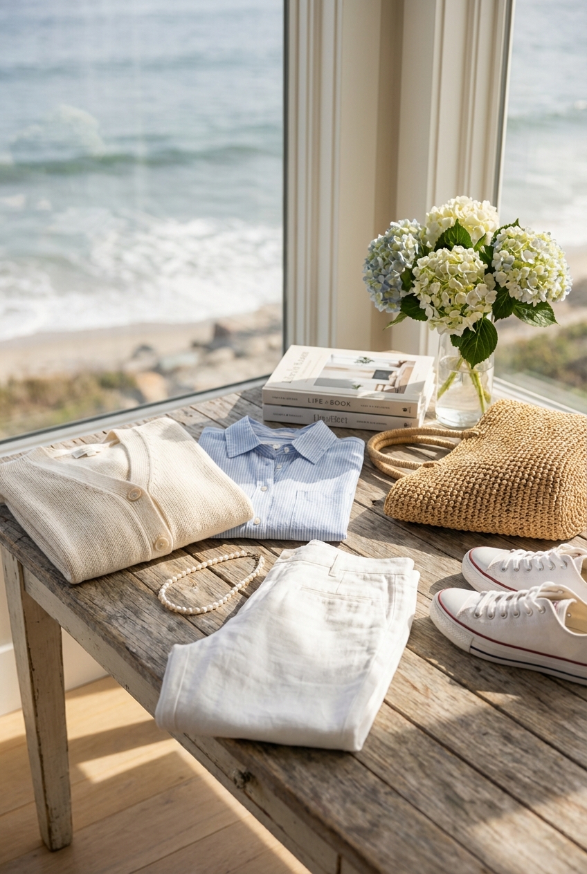 Coastal Grandmother Aesthetic For Spring Fashion Effortless Elegance Meets Relaxed Luxury