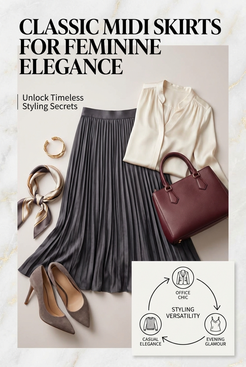 Classic Midi Skirts For Feminine Elegance - photo 3
