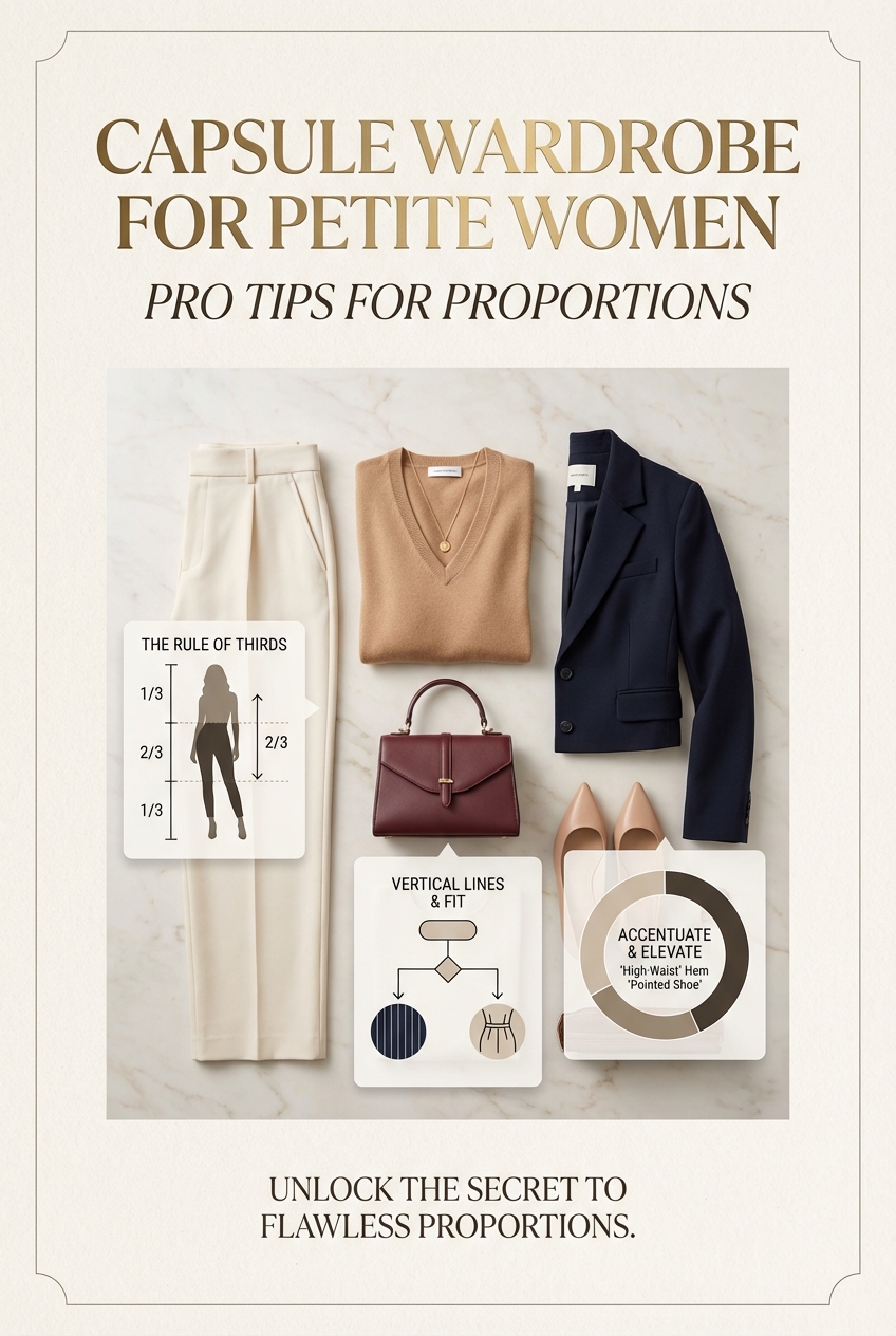 Capsule Wardrobe For Petite Women Pro Tips For Proportions - photo 3