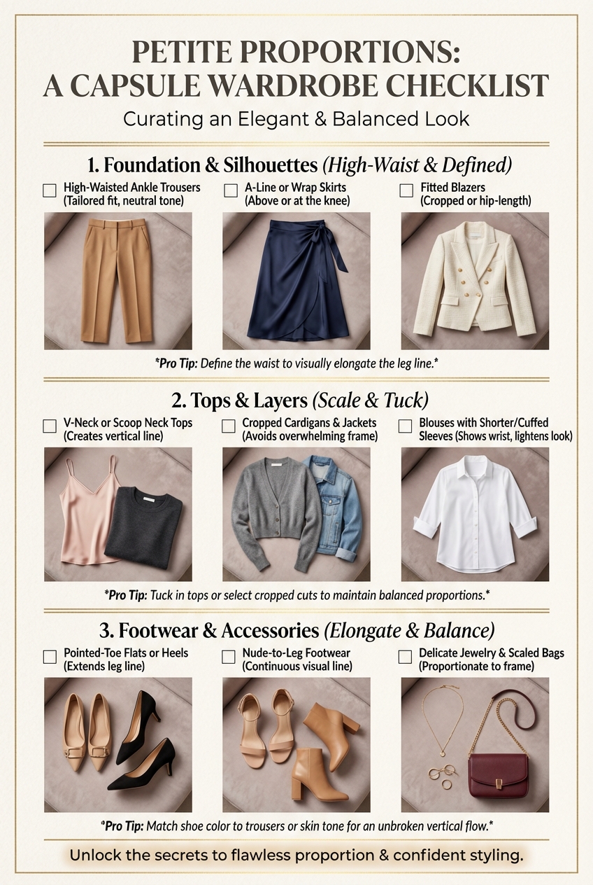 Capsule Wardrobe For Petite Women Pro Tips For Proportions - photo 5