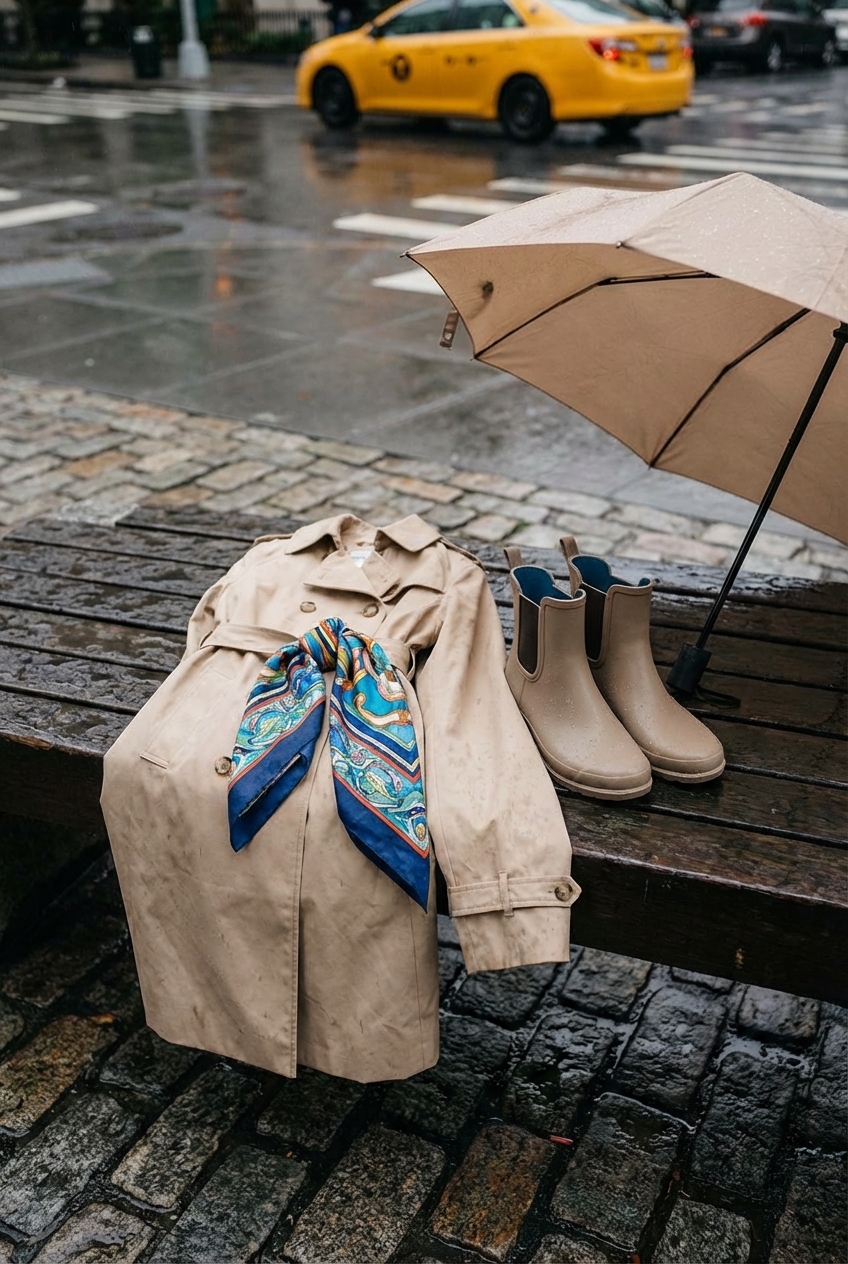Waterproof Trench Coats For Rainy Spring Commutes