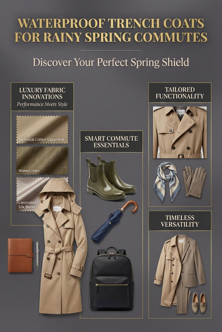 Waterproof Trench Coats For Rainy Spring Commutes - photo 4
