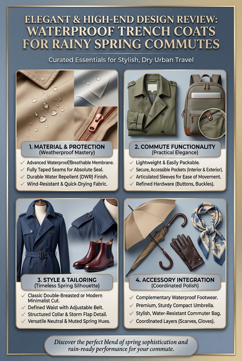 Waterproof Trench Coats For Rainy Spring Commutes - photo 5