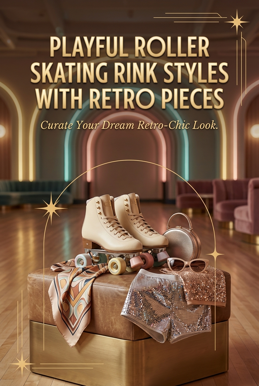 Playful Roller Skating Rink Styles With Retro Pieces - photo 2