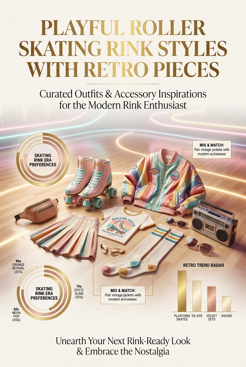 Playful Roller Skating Rink Styles With Retro Pieces - photo 3
