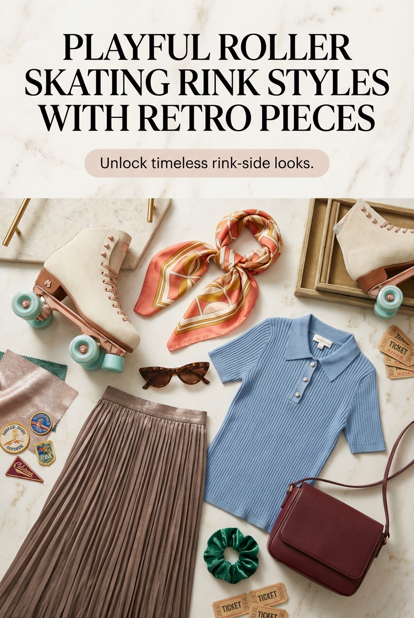Playful Roller Skating Rink Styles With Retro Pieces - photo 4