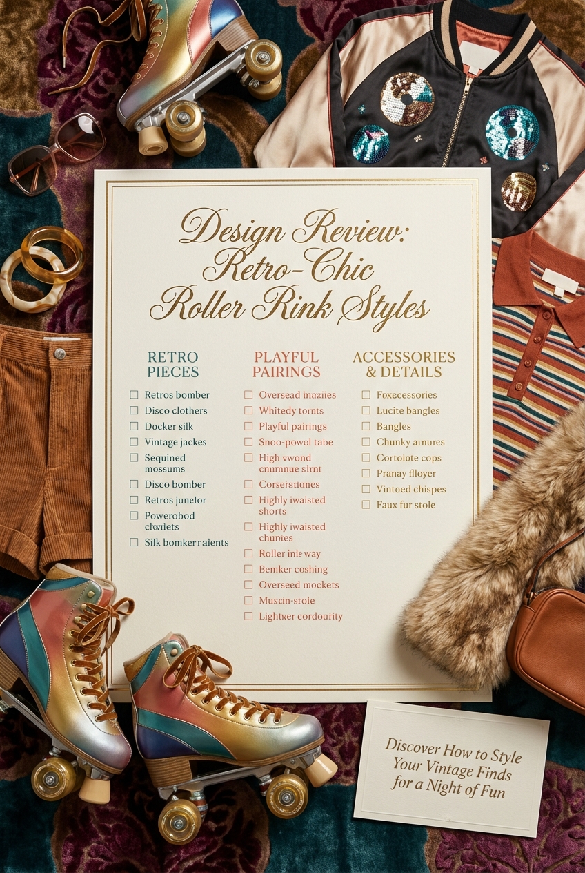 Playful Roller Skating Rink Styles With Retro Pieces - photo 5