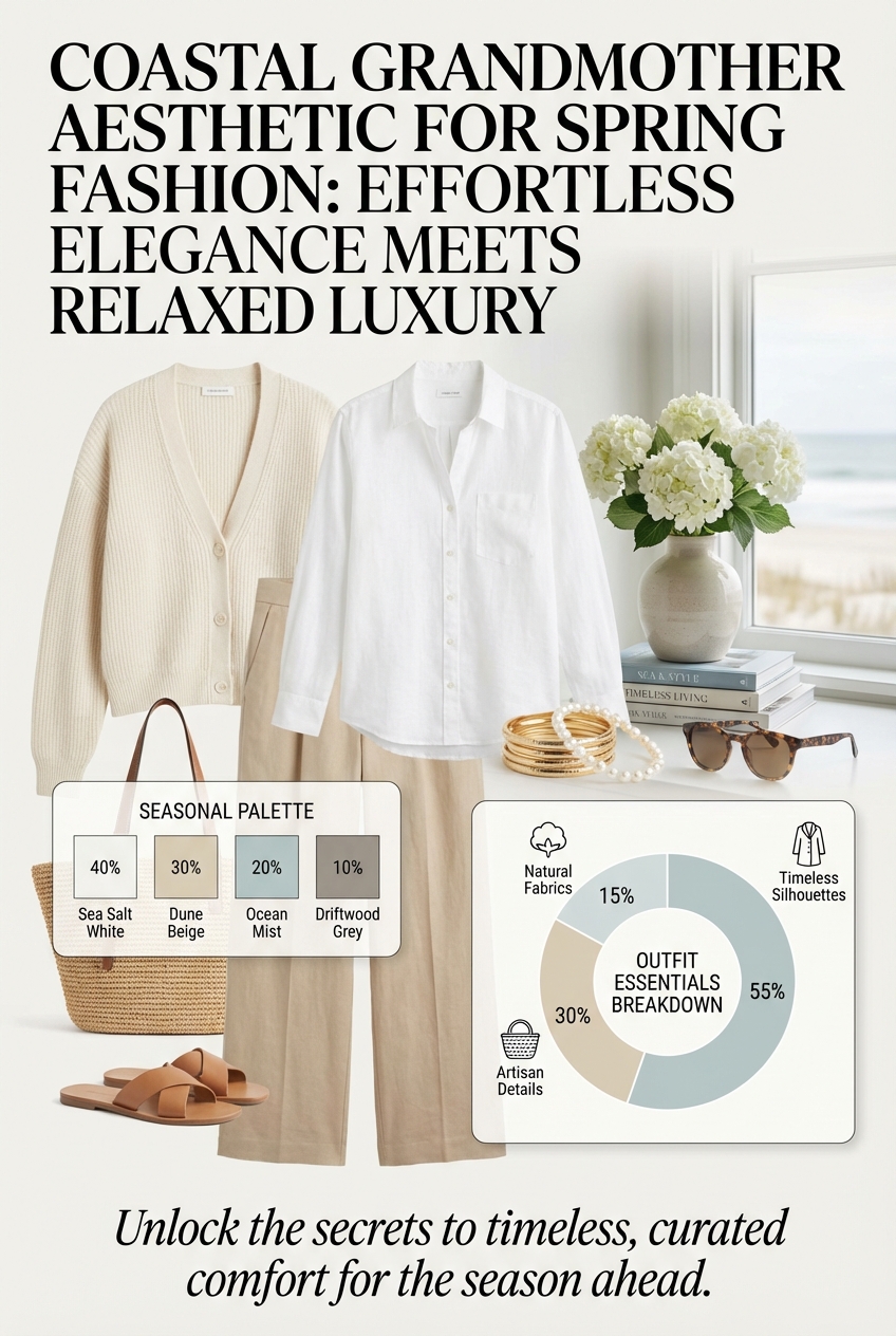 Coastal Grandmother Aesthetic For Spring Fashion Effortless Elegance Meets Relaxed Luxury - photo 3
