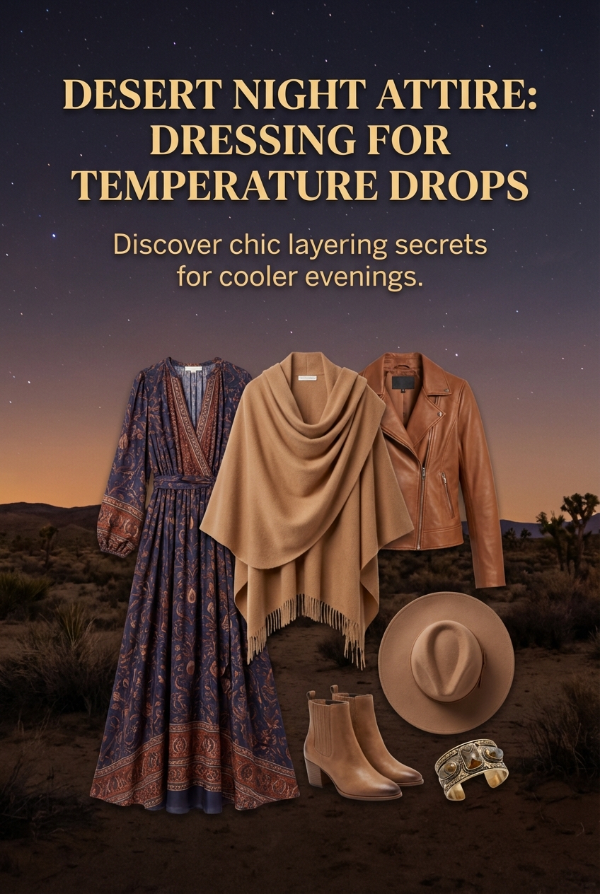 Desert Night Attire Dressing For Temperature Drops - photo 2