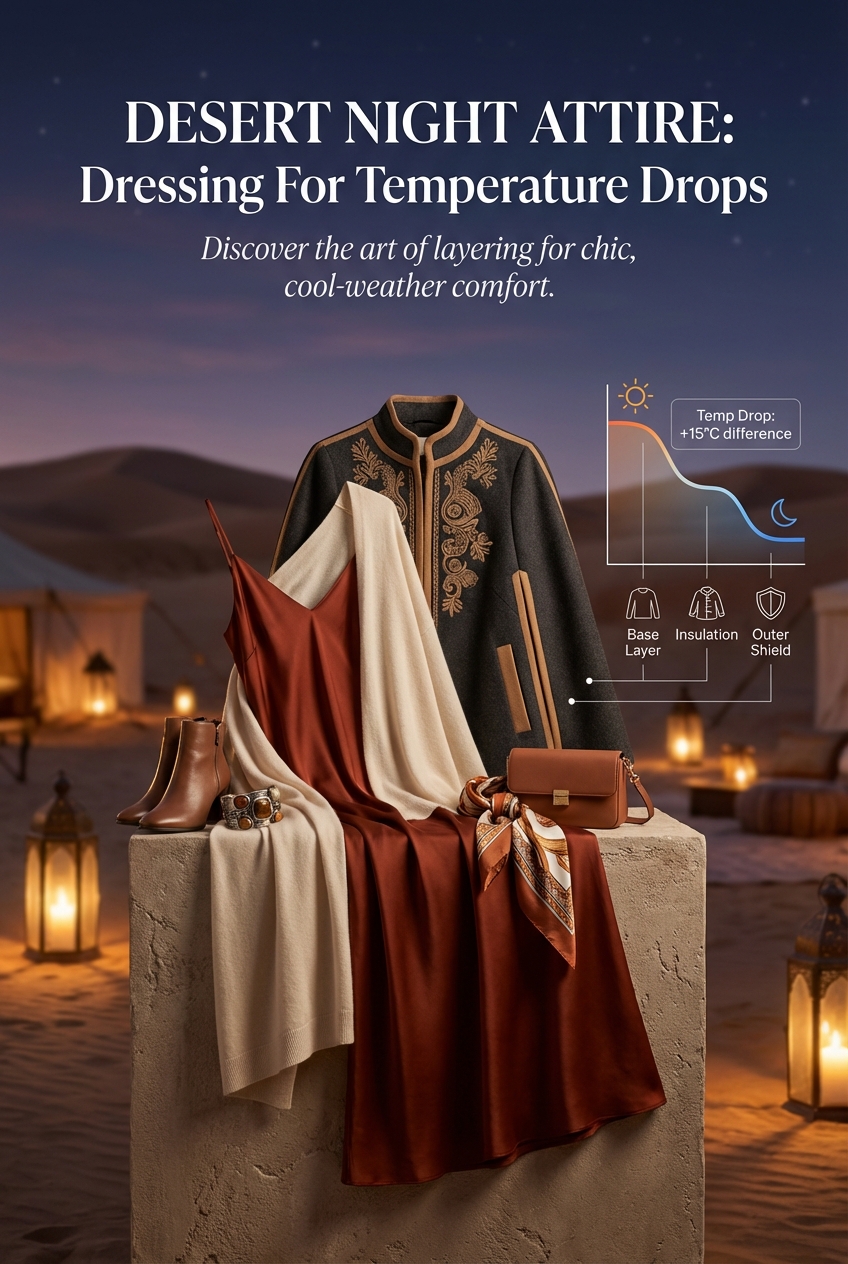 Desert Night Attire Dressing For Temperature Drops - photo 3