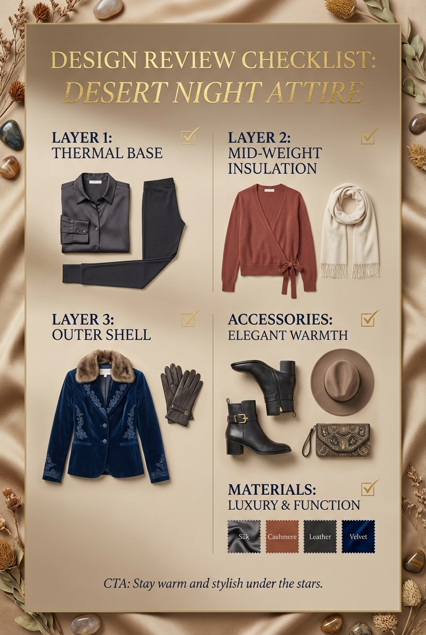Desert Night Attire Dressing For Temperature Drops - photo 5