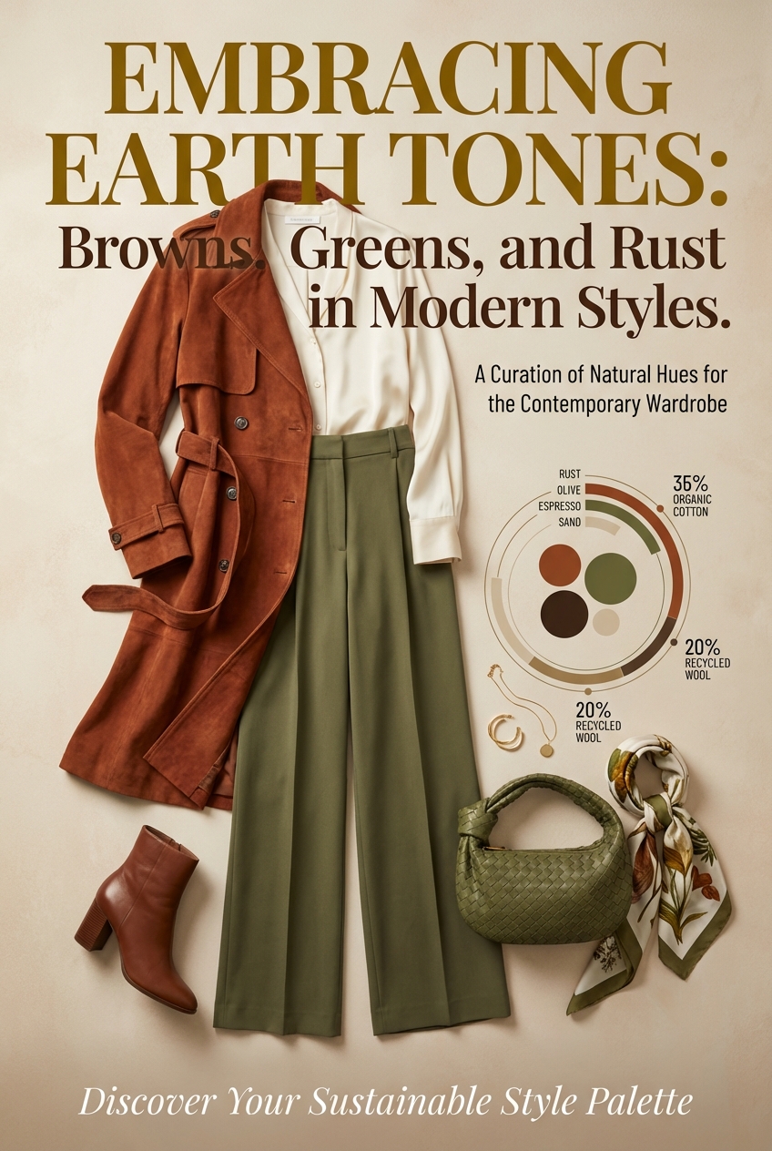 Embracing Earth Tones Browns Greens And Rust In Modern Styles - photo 3