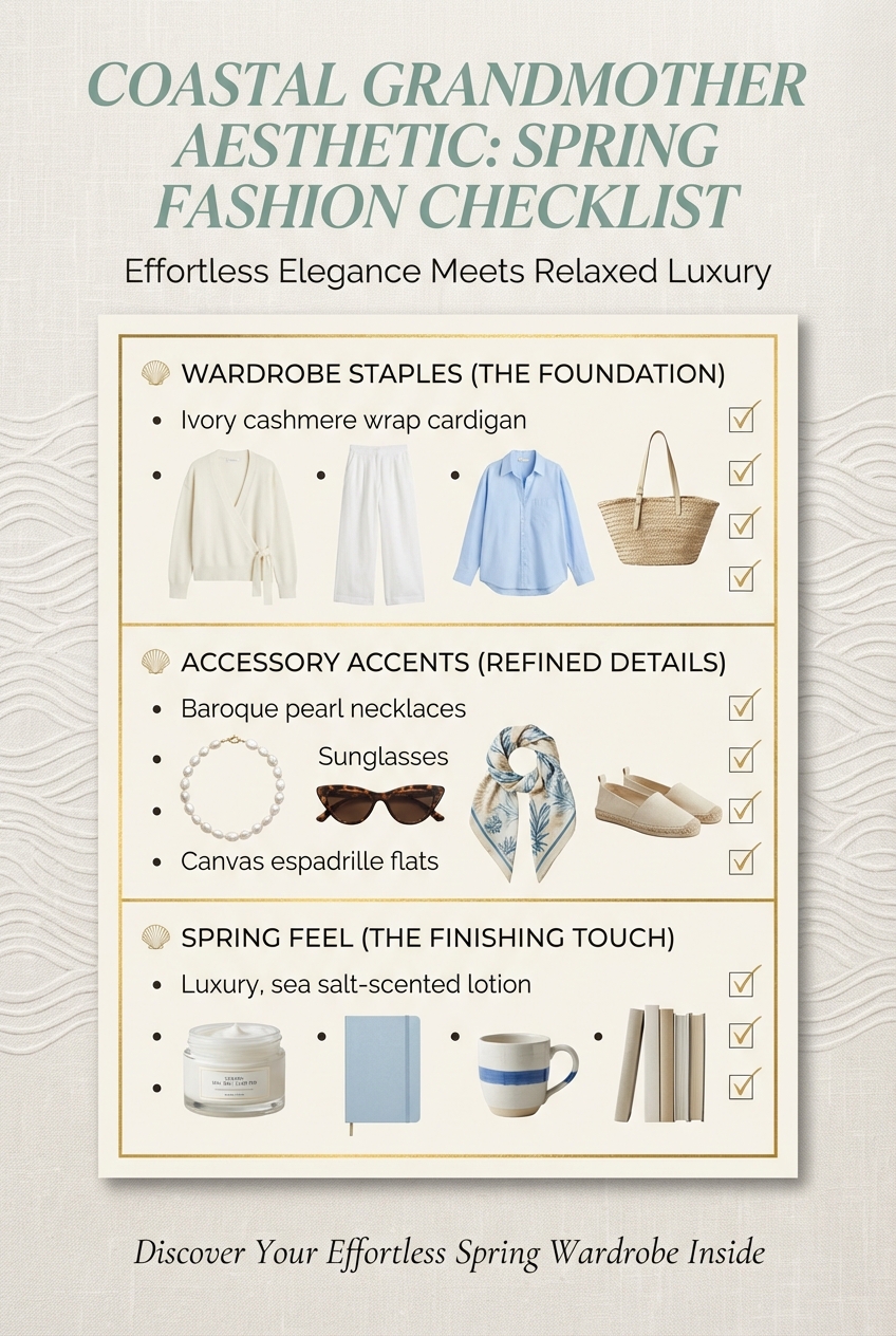 Coastal Grandmother Aesthetic For Spring Fashion Effortless Elegance Meets Relaxed Luxury - photo 5