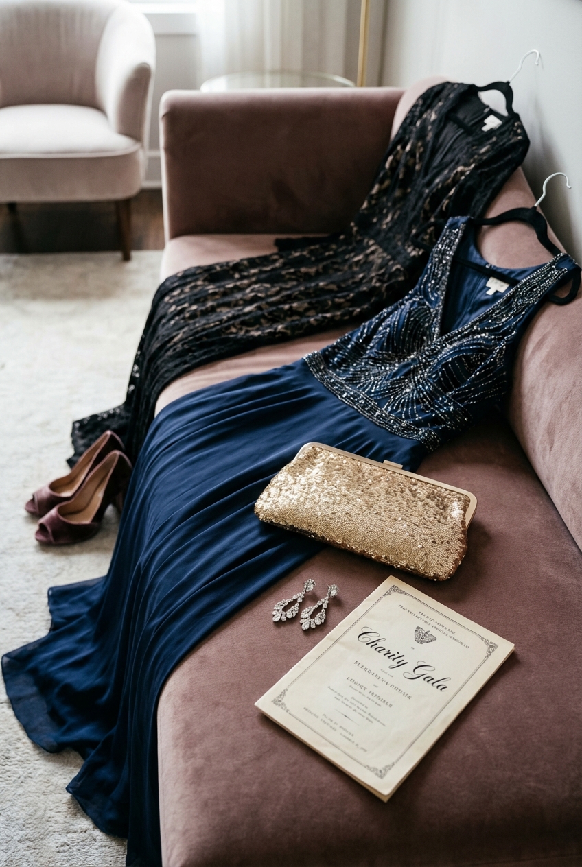 Elegant Evening Dresses For Charity Auctions