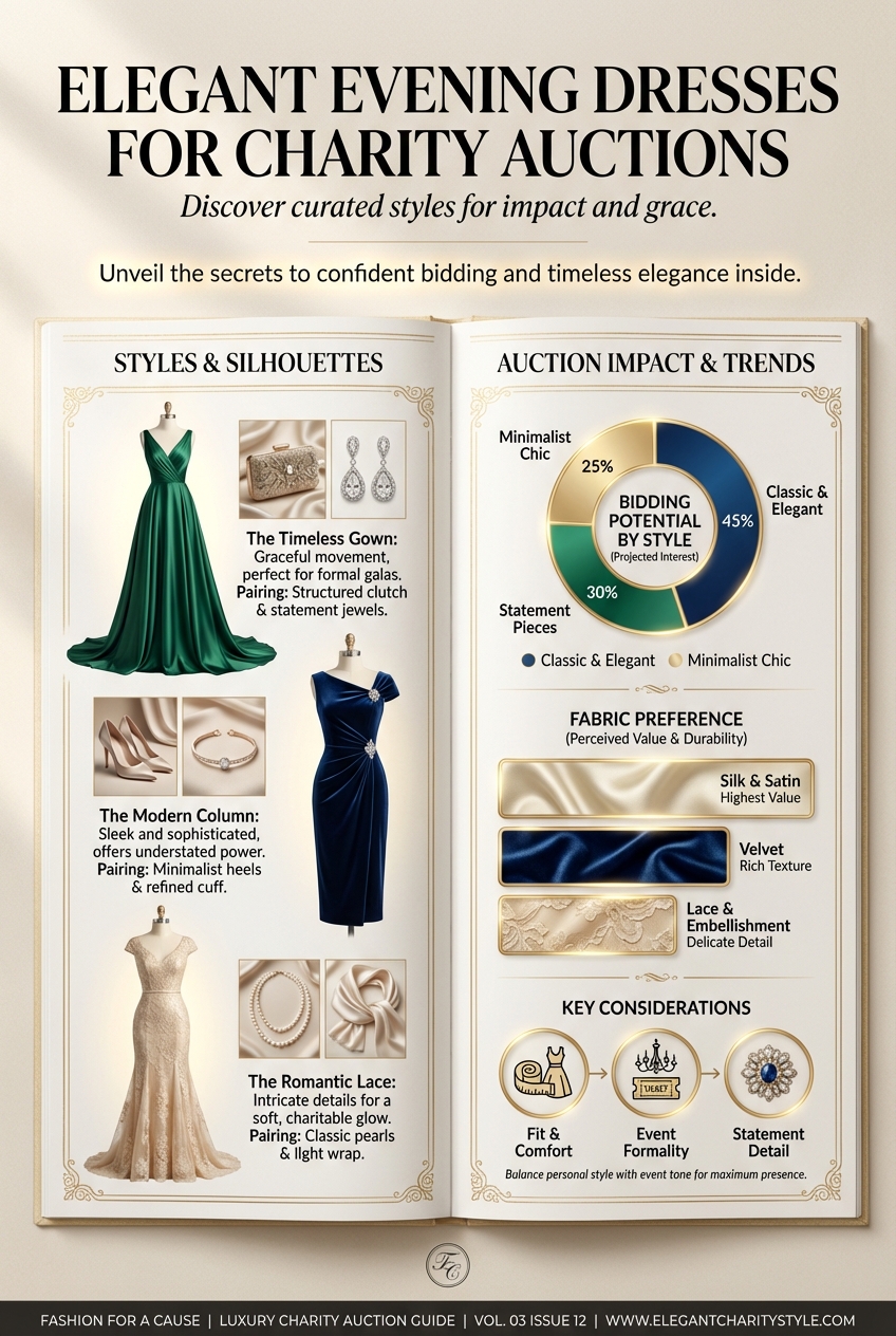 Elegant Evening Dresses For Charity Auctions - photo 3