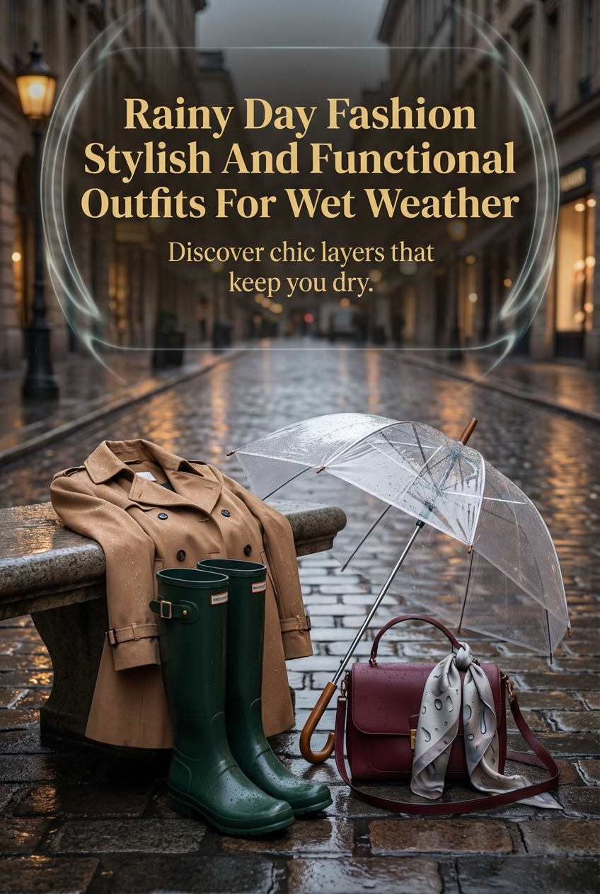 Rainy Day Fashion Stylish And Functional Outfits For Wet Weather - photo 2