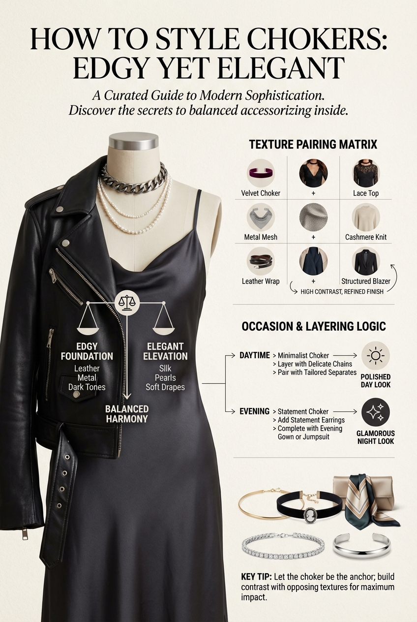 How To Style Chokers For An Edgy Yet Elegant Look - photo 3