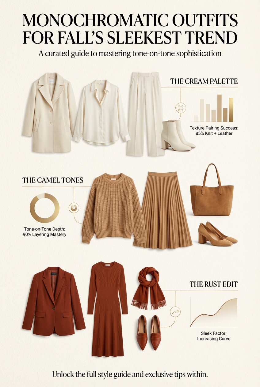Monochromatic Outfits For Falls Sleekest Trend - photo 3