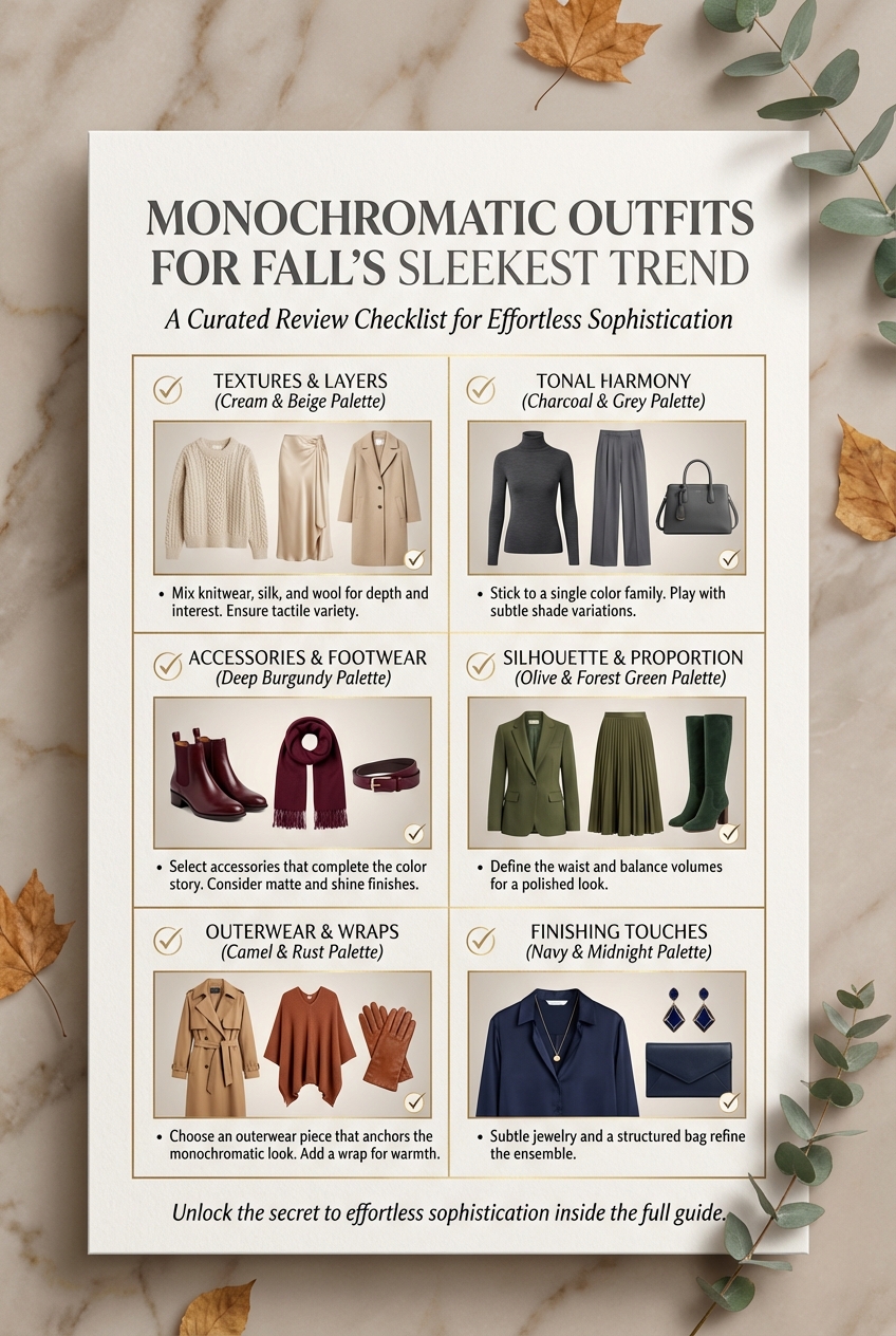 Monochromatic Outfits For Falls Sleekest Trend - photo 5