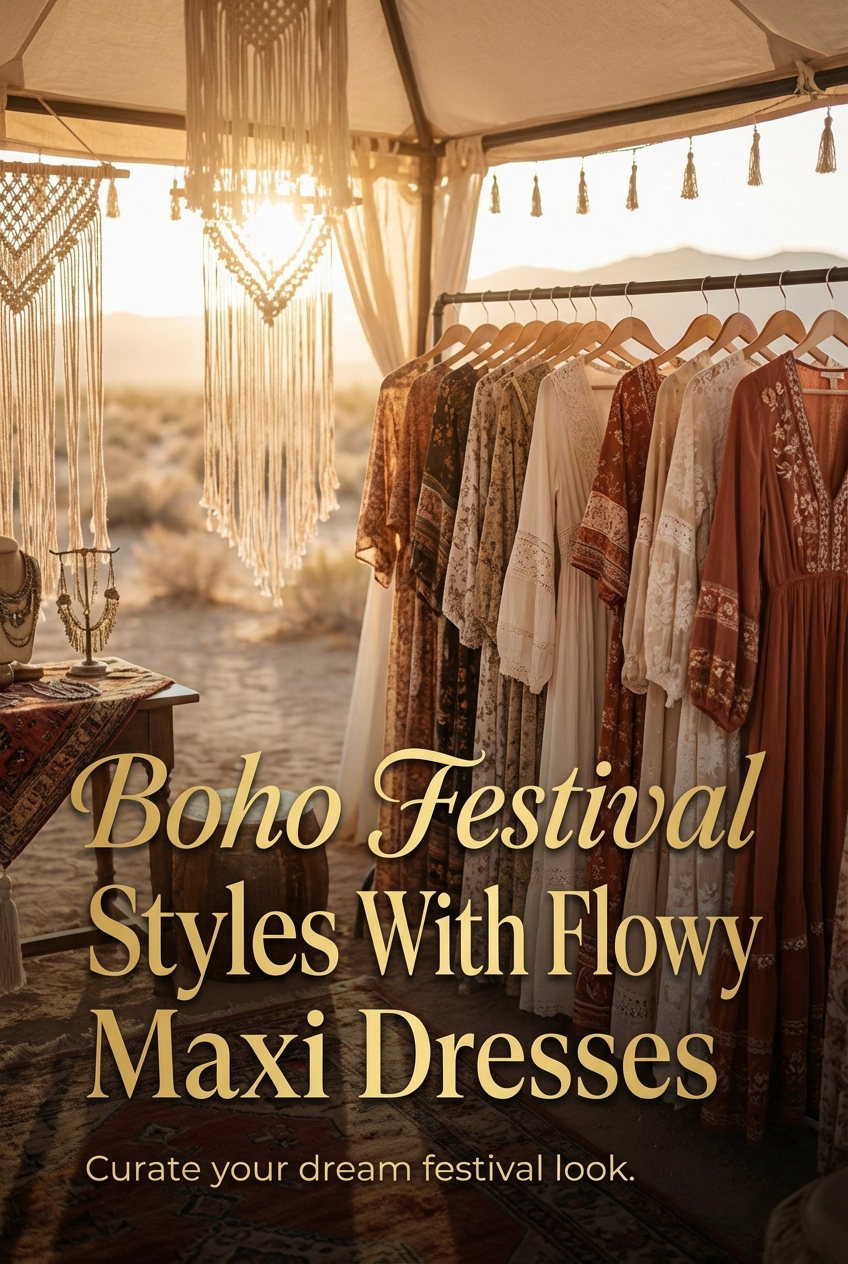 Boho Festival Styles With Flowy Maxi Dresses - photo 2
